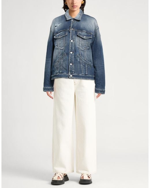 DSquared² Blue Denim Outerwear