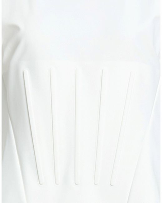 Mugler White Top Polyamide, Elastane