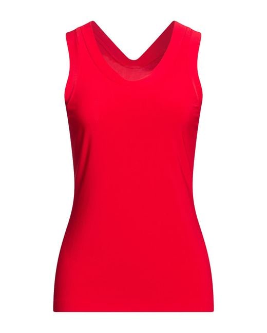 Norma Kamali Red Tank Top