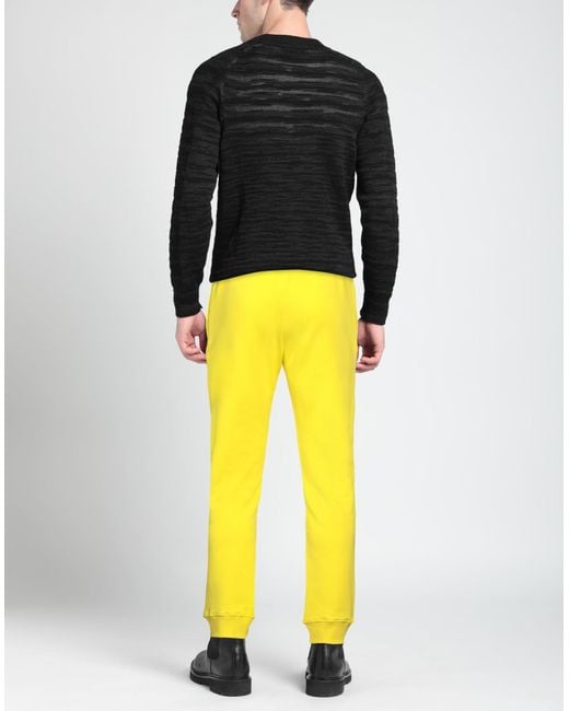 Moschino Yellow Trouser for men