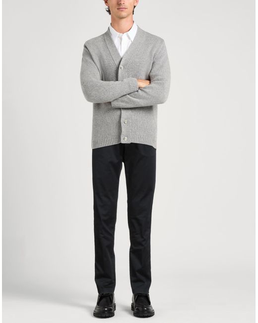 Berwich Black Midnight Pants Cotton, Elastane for men
