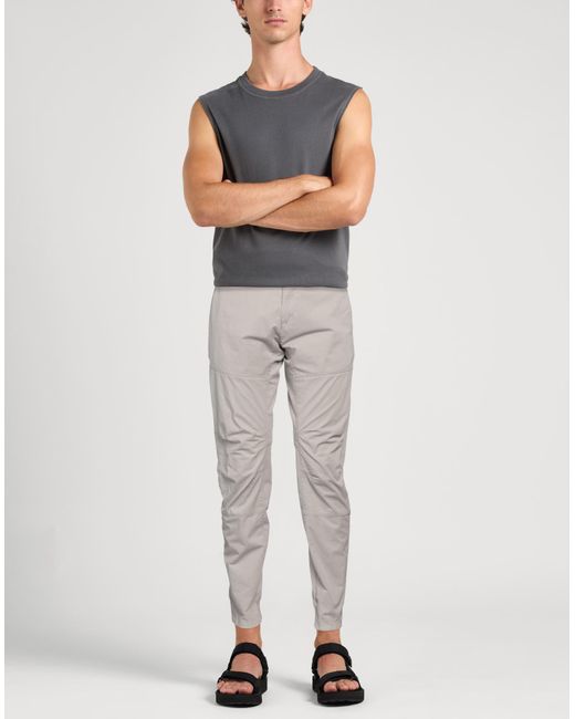 C P Company Gray Pants Cotton, Elastane for men