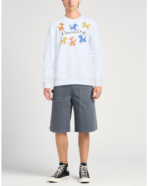 Nil&mon White Teezy C/O Sweatshirt Organic Cotton, Recycled Pes for men
