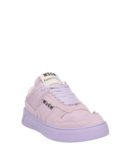 MSGM Purple Sneakers