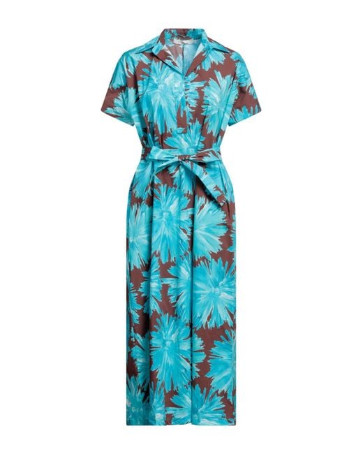 Liviana Conti Blue Midi Dress