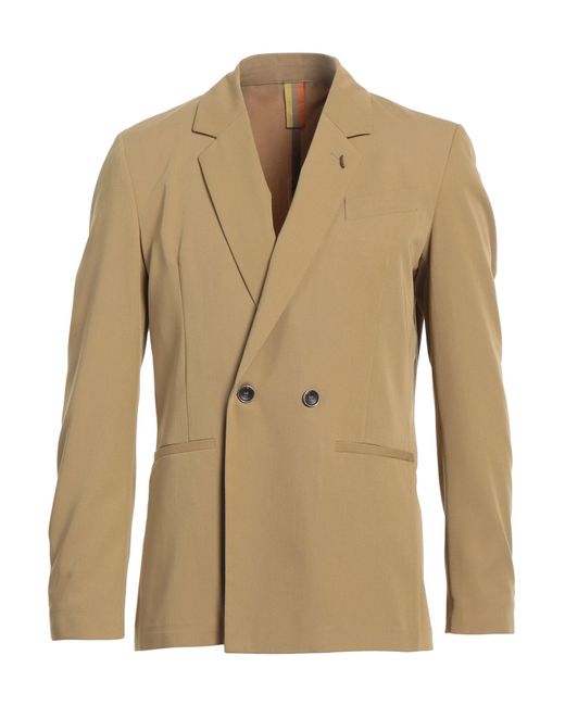 OVER/D Natural Blazer Polyester, Viscose, Elastane for men