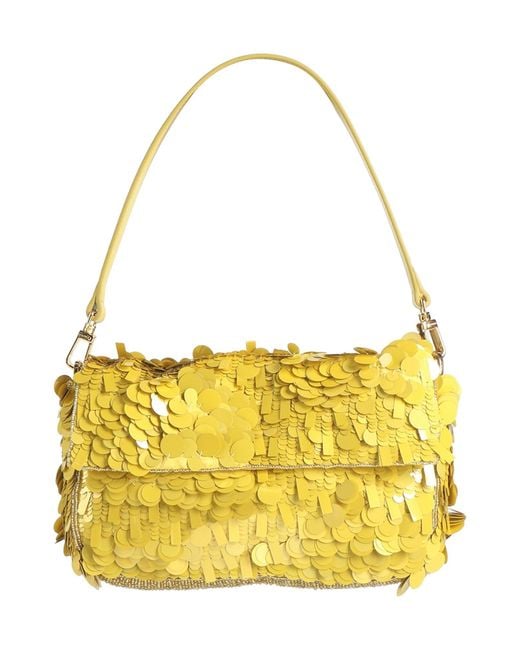 Staud Yellow Handbag Acrylic