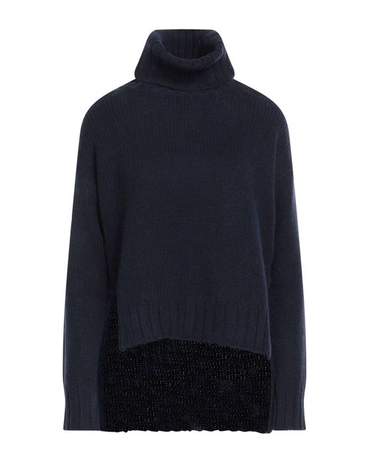 Aragona Blue Light Turtleneck Baby Alpaca Wool, Merino Wool
