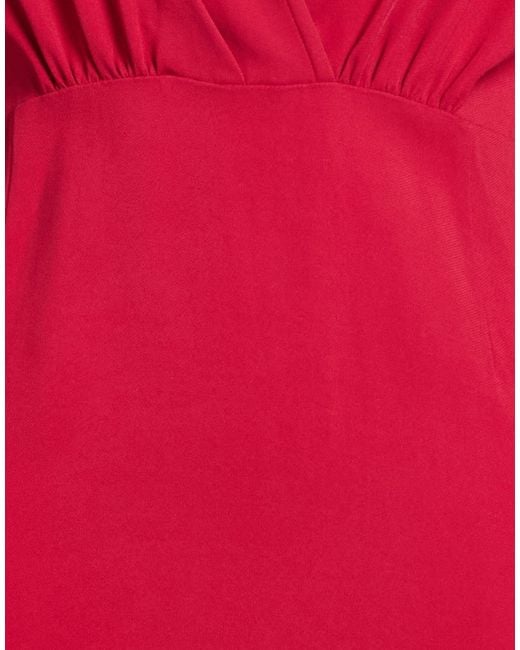 IRO Red Mini Dress Viscose, Elastane