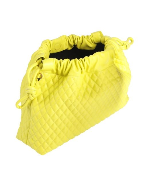 N°21 Yellow Cross-Body Bag Textile Fibers