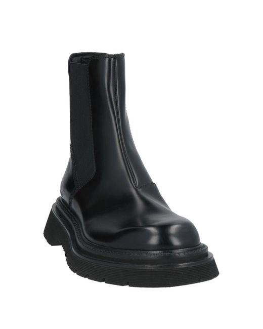 DSquared² Black Ankle Boots Leather for men