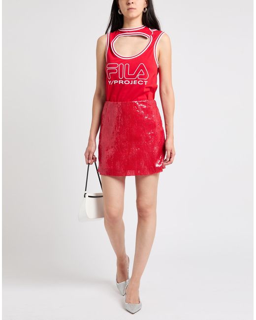 Y/PROJECT x FILA Red Tank Top