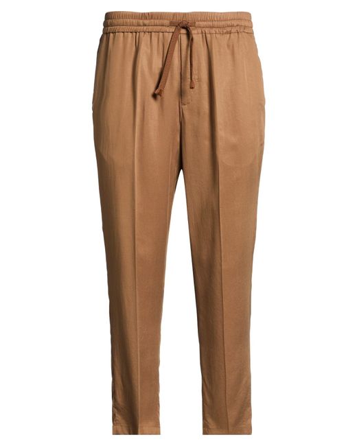 Berna Brown Pants Tencel for men