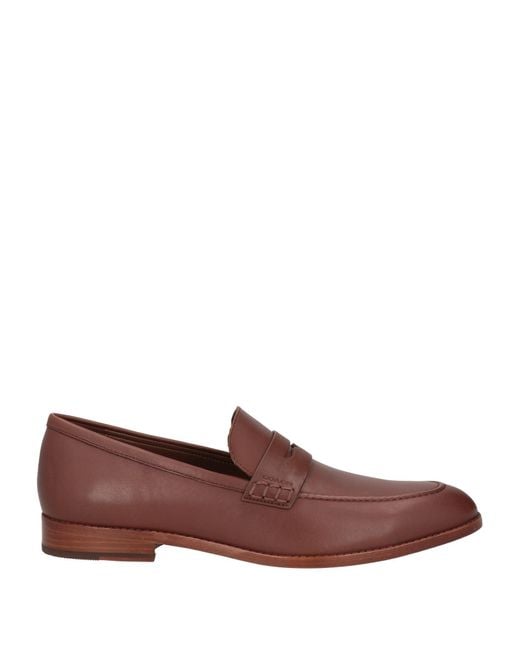 COACH Loafers Leather in Brown for Men | Lyst