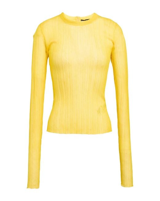 Dolce & Gabbana Yellow Top Polyester