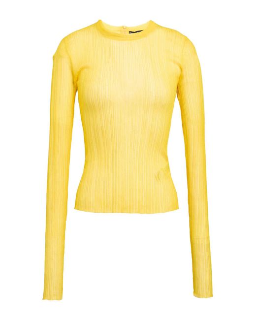 Dolce & Gabbana Yellow Top Polyester