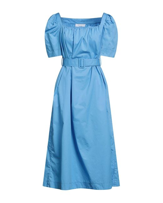 Kaos Blue Midi Dress