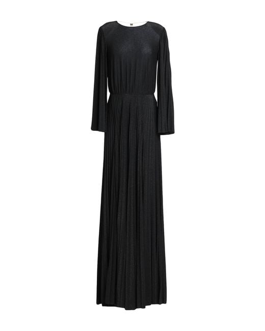 Elisabetta Franchi Black Maxi Dress