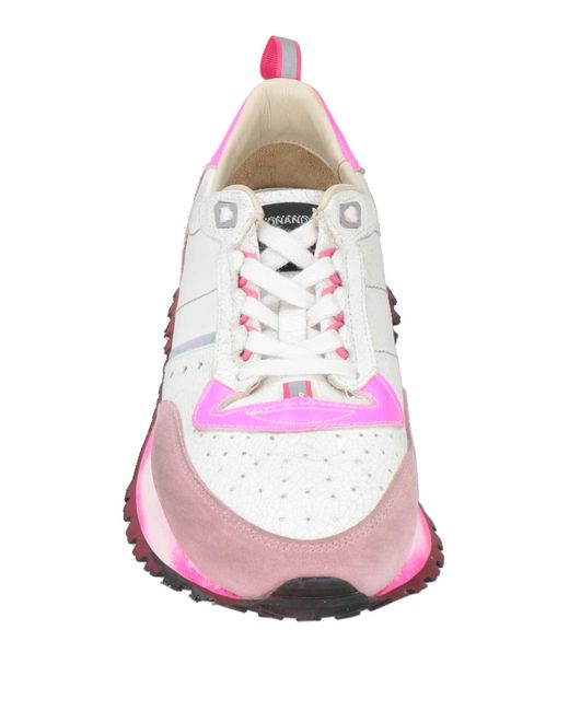 HIDNANDER Pink Sneakers Leather