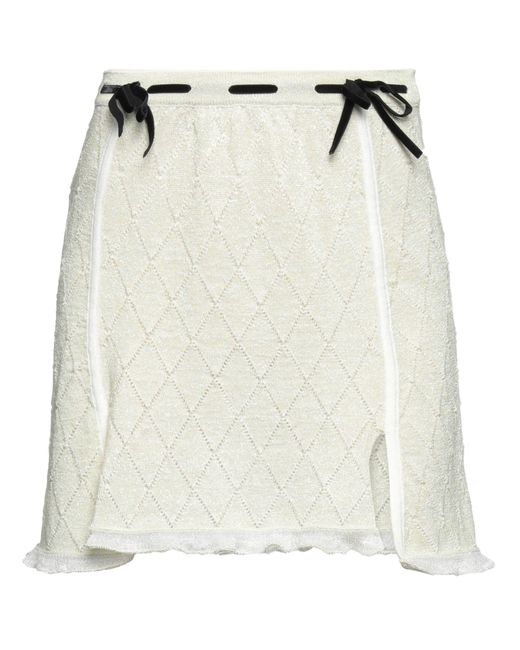 Cormio White Mini Skirt