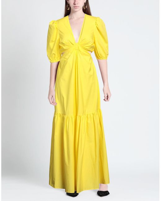 Twinset Yellow Maxi Dress