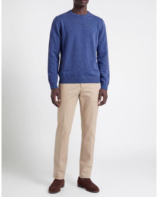 LUIGI GENTILE Blue Jumper for men