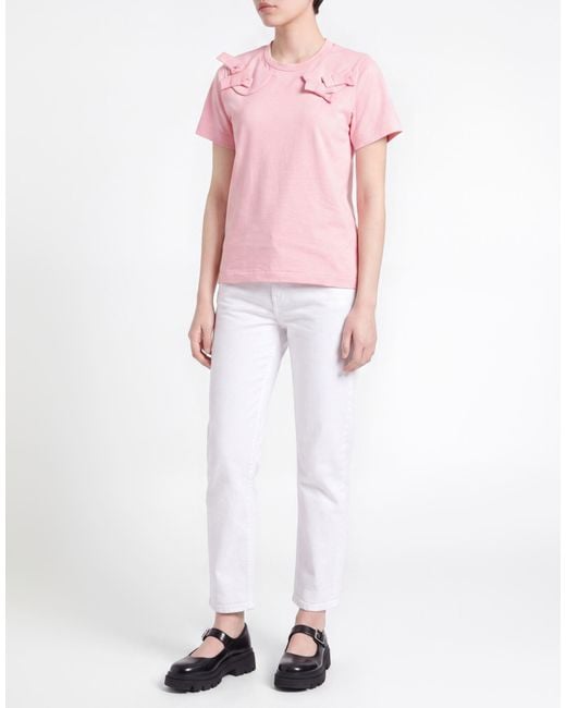 Comme des Garçons Pink T-Shirt Cotton