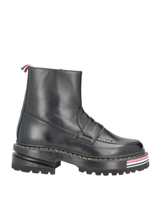 Thom Browne Gray Ankle Boots