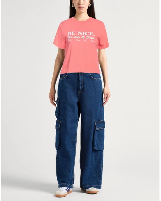 Sporty & Rich Pink T-Shirt Cotton