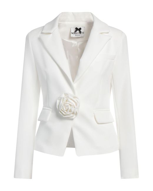 No Secrets White Blazer