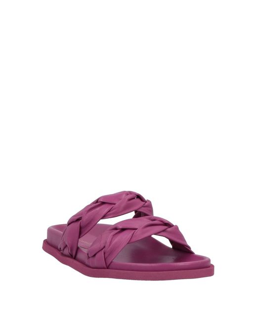 Ilio Smeraldo Purple Sandals