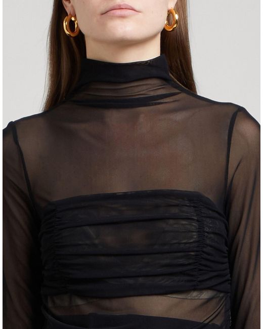 Pinko Black Top Polyamide, Elastane