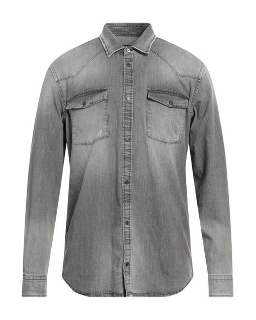 Camicia Jeans di Dondup in Gray da Uomo