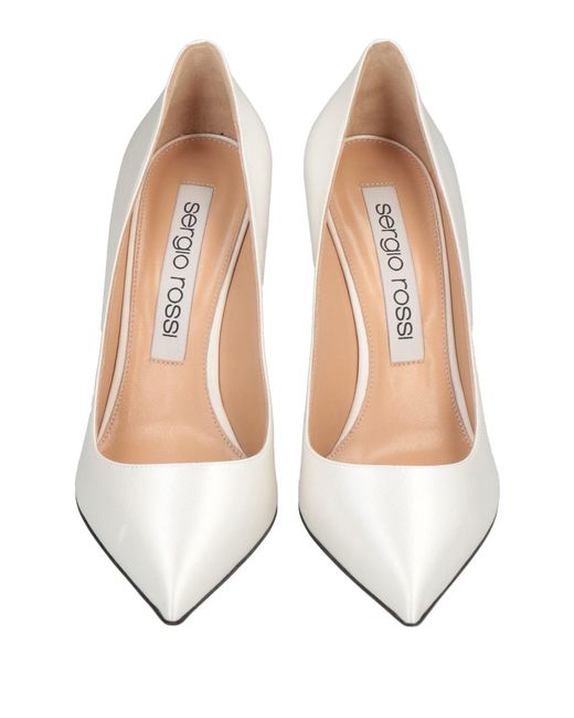 Sergio Rossi White Pumps