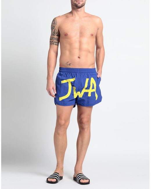J.W. Anderson Blue Swim Trunks for men