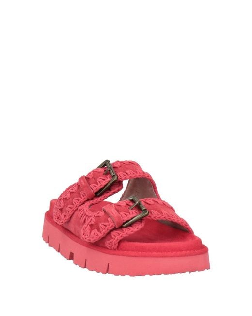 Mou Red Sandals