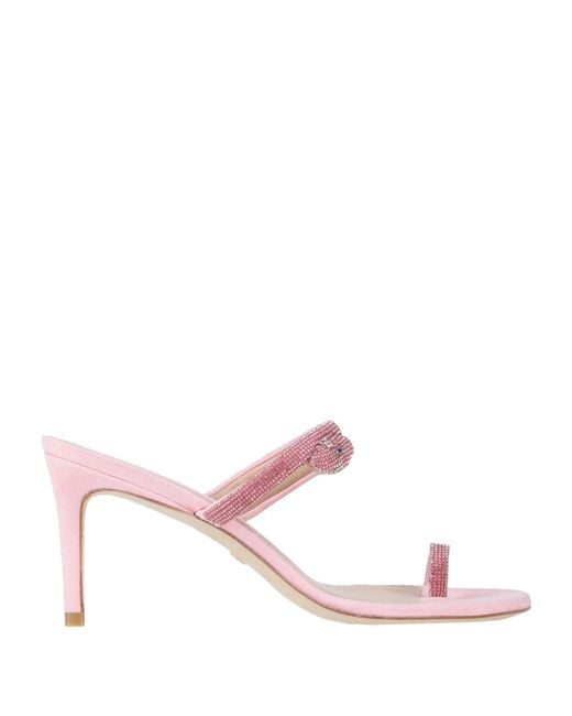 Stuart Weitzman Pink Thong Sandal