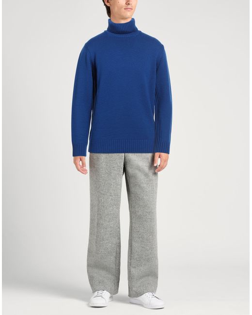 Kangra Blue Turtleneck Wool for men