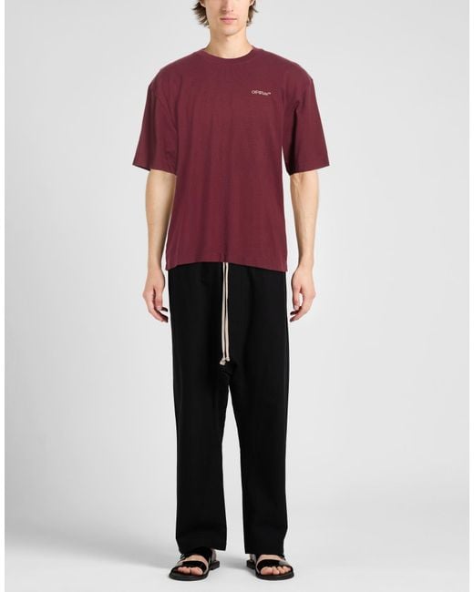 Off-White c/o Virgil Abloh Red T-Shirt for men