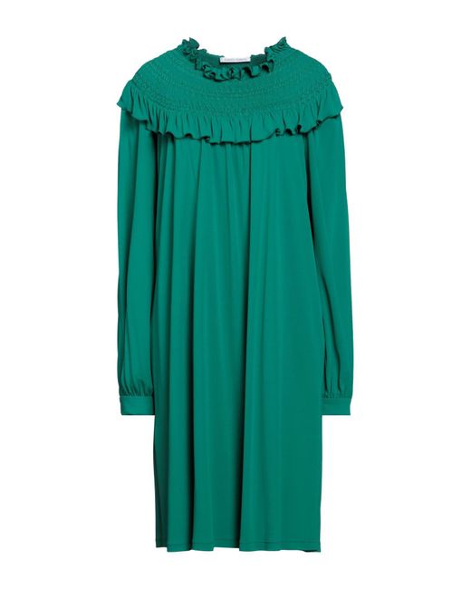 Alberta Ferretti Green Mini Dress