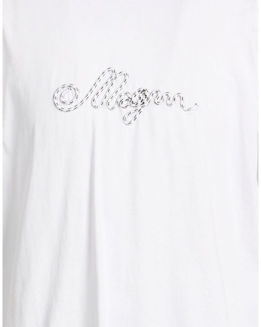 MSGM White T-Shirts for men