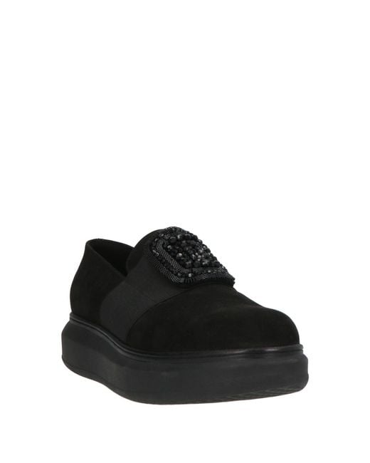 Cinzia Soft Black Sneakers Leather