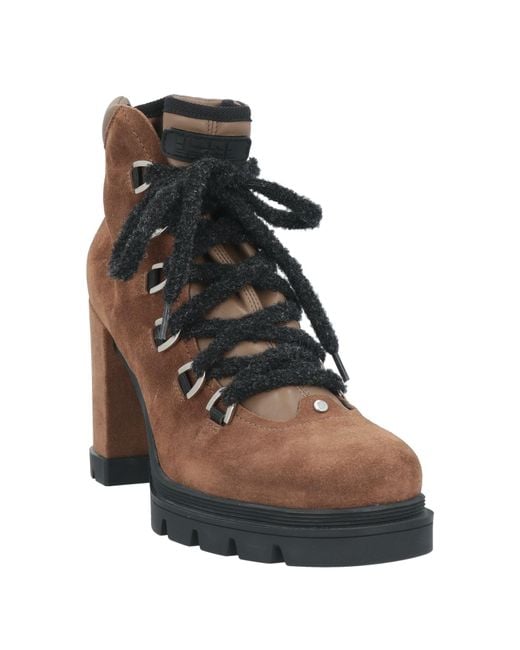 Loriblu Brown Ankle Boots Leather