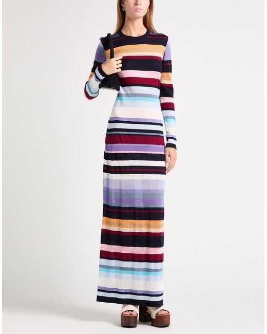 Missoni White Midnight Maxi Dress Virgin Wool, Viscose