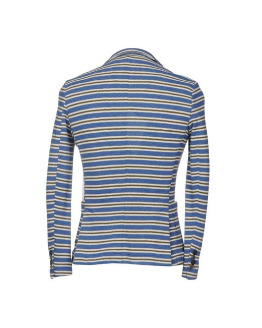 Bob Blue Blazer Cotton, Polyester for men