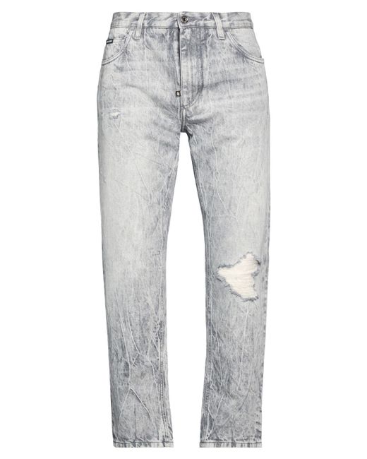 Dolce & Gabbana Gray Jeans Cotton for men