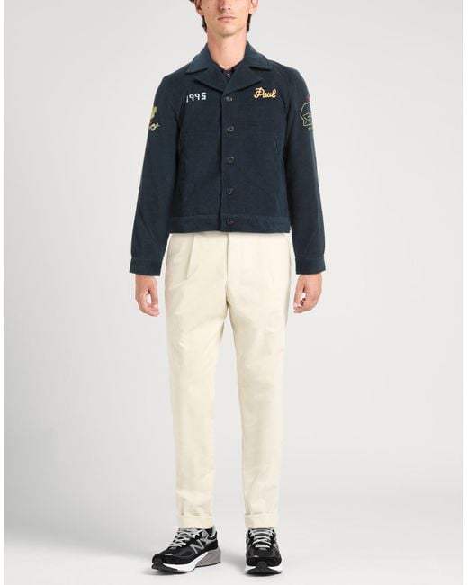 Paul & Joe Blue Jacket Cotton for men