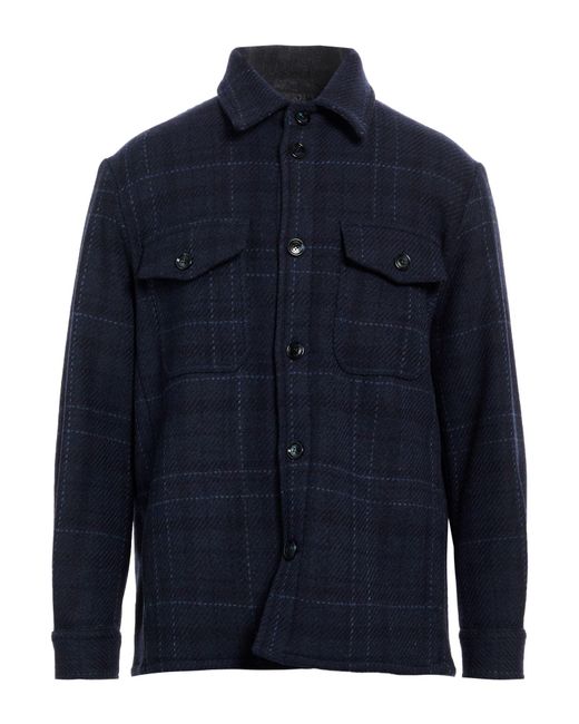Ballantyne Blue Jacket Wool, Cashmere, Virgin Wool for men