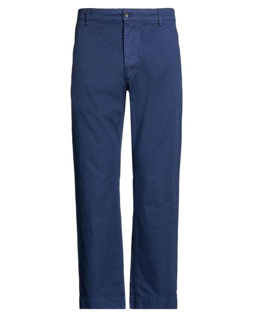 Roy Rogers Blue Midnight Pants Cotton for men