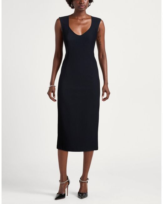 SEVENTY VENEZIA Black Midi Dresses